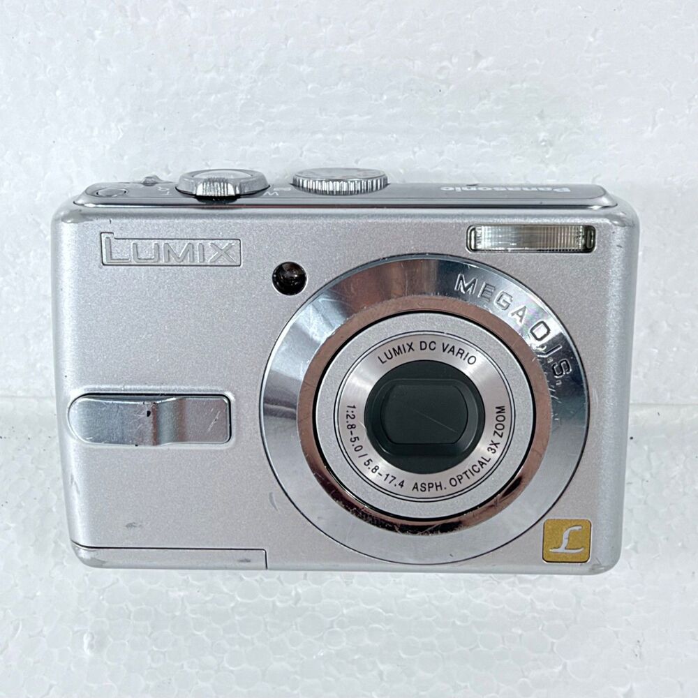 Panasonic LUMIX DMC-LS75 Compact Digital Camera Silver Tested & Working
